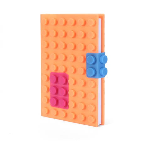 Block orange notebook
