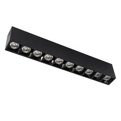 Lampa liniowa natynkowa 30w 3000K czarna JDL-4T